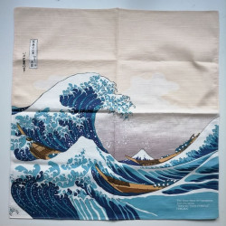 Furoshiki 50cm Hokusai "Onda"