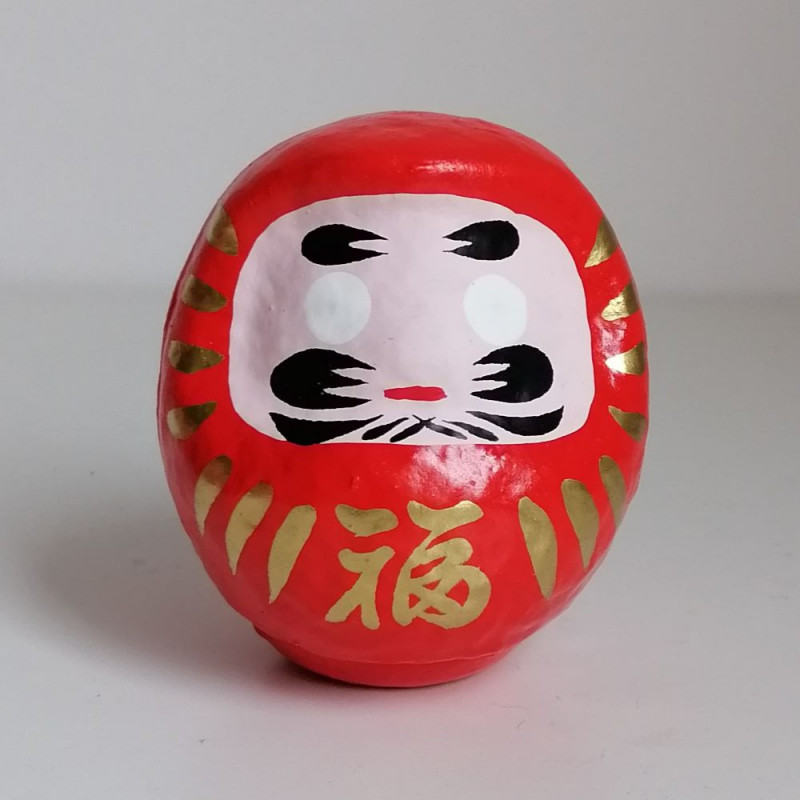 Red Daruma 9cm