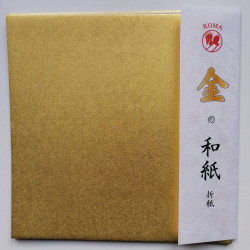 Origami gold washi