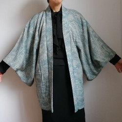 Kimono giacca haori celeste