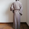 Kimono Tsukesage-Komon seigaiha