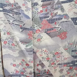 Kimono Komon Cream