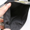 Mini shoulder bag -black peony