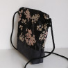 Mini shoulder bag -cherryblossoms black
