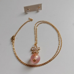 Cherry bead necklace &...
