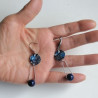 Lapislazzuli indigo earrings