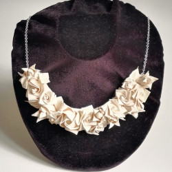 Flower origami choker L