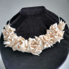 Flower origami choker L