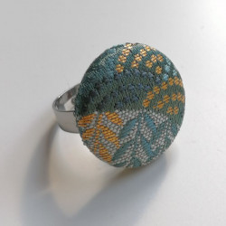 Button Ring Palegreen