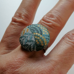 Button Ring Palegreen