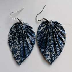 Earrings origami Leaf...