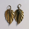 Earrings origami Leaf Mixed colours