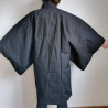 Short Kimono in cotton Black S