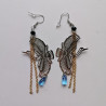 Earrings Big crane