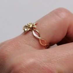 Cherry blossoms trasparent ring