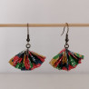 Origami earrings Fan