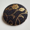 Covered button pin 5cm Arabesque