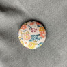 Covered button pin 5cm Palepink