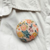 Covered button pin 5cm Palepink