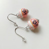 Earrings Manekineko Pink