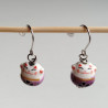 Earrings Manekineko Light Purple