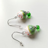 Earrings Manekineko Green