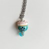 Necklace Manekineko Torquoise