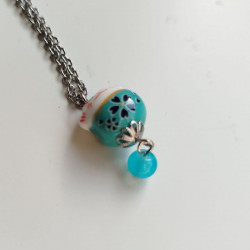 Necklace Manekineko Torquoise