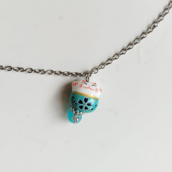 Necklace Manekineko Torquoise