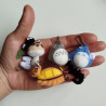 Set Mini Key ring Totoro and Ghibli