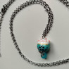 Necklace Manekineko Torquoise