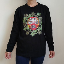 Maglietta T-shirt manica lunga -Daruma