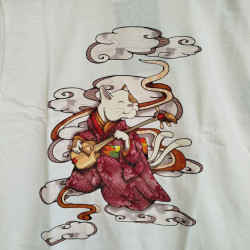 T-shirt Cat Nekomata 150cm