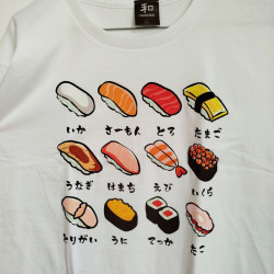 Maglietta T-shirt Sushi LL