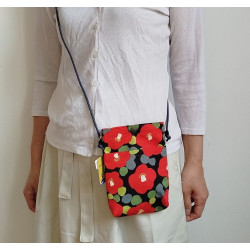 Mini shoulder bag -camellia