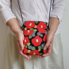 Mini shoulder bag -camellia