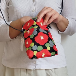 Mini shoulder bag -camellia