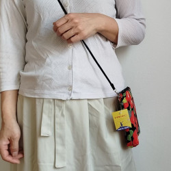 Small shoulder bag -camellia