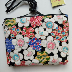 Small shoulder bag -Plum flower