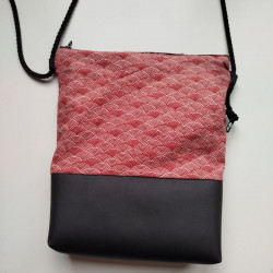 Mini shoulder bag -Seigaiha waves