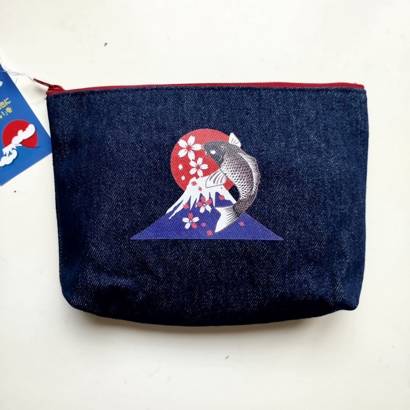 Cosmetics pouch Denim