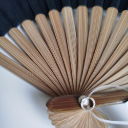 Japanese fan in cotton -Frog