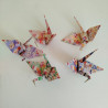 5 Origami Crane -chiyogami