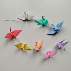 Mini Crane mobil Pastel colors