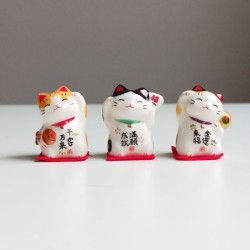 Set of 3 Ceramic Maneki...