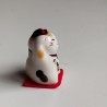 Small Ceramic Maneki Neko -Buchi