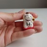 Small Ceramic Maneki Neko -Buchi