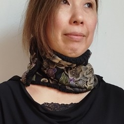 Neckwarmer Boà -black