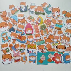 Stickers Shiba dog 50pcs