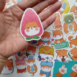 Stickers Shiba dog 50pcs